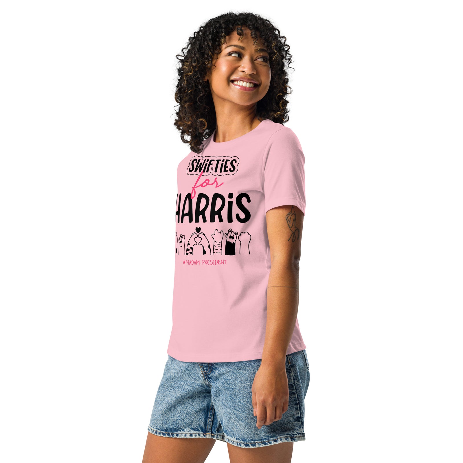 Swifties for Kamala Harris for President Women's Relaxed T-Shirt