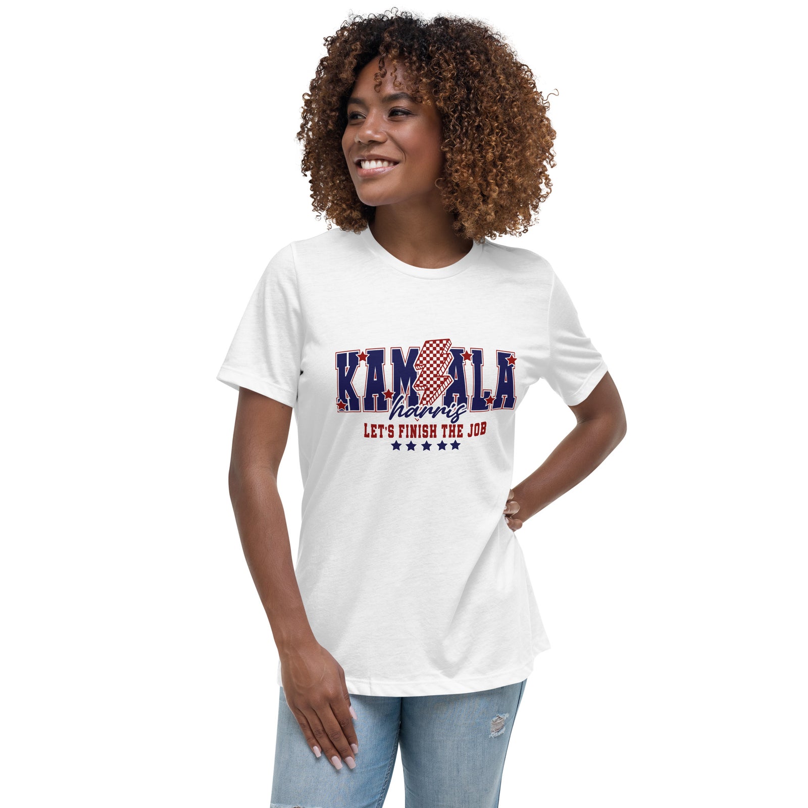 Kamala - Let's Finish the Job Women's Relaxed T-Shirt