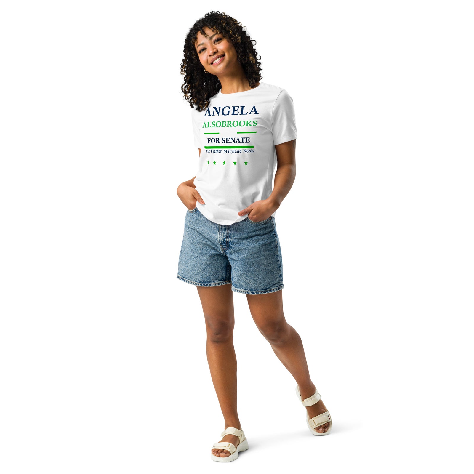 Vote Angela Alsobrook for Senate Women's Relaxed T-Shirt