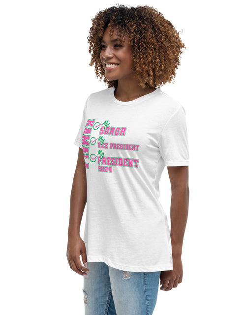 Load image into Gallery viewer, Kamala - Soro - Vice Presisent - President 2024 Women&#39;s Relaxed T-Shirt
