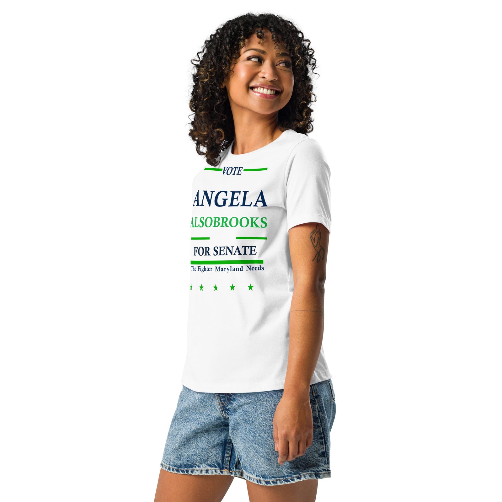 Vote Angela Alsobrook for Senate Women's Relaxed T-Shirt