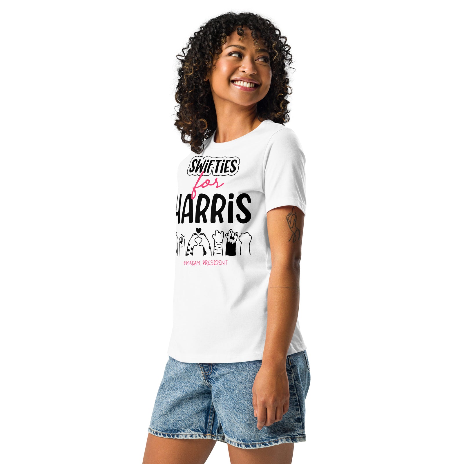 Swifties for Kamala Harris for President Women's Relaxed T-Shirt