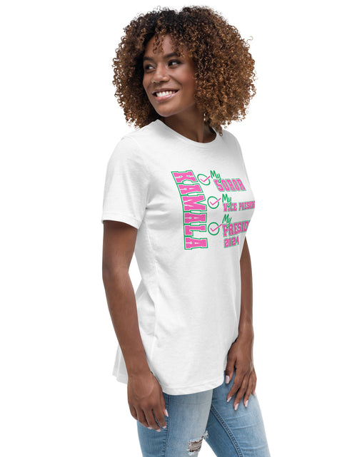 Load image into Gallery viewer, Kamala - Soro - Vice Presisent - President 2024 Women&#39;s Relaxed T-Shirt
