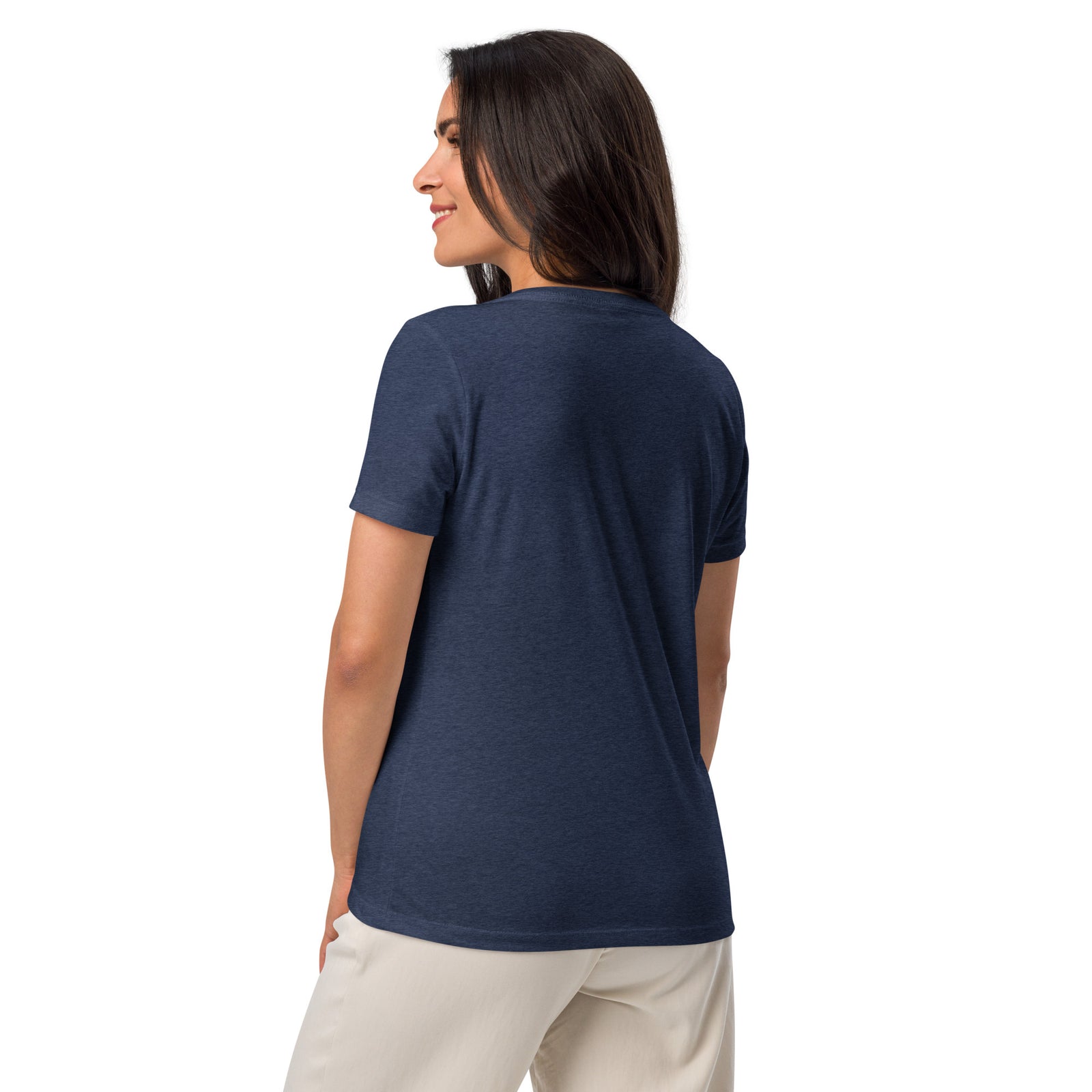 Kamala Blocks Women’s relaxed v-neck t-shirt