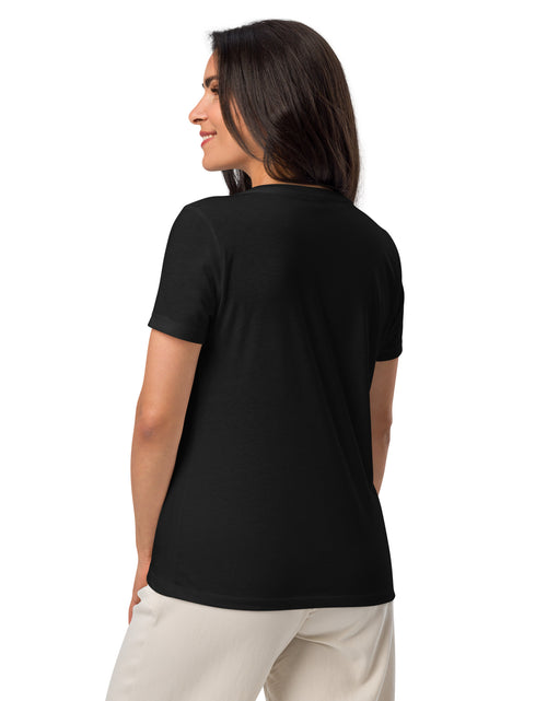 Load image into Gallery viewer, Kamala Blocks Women’s relaxed v-neck t-shirt
