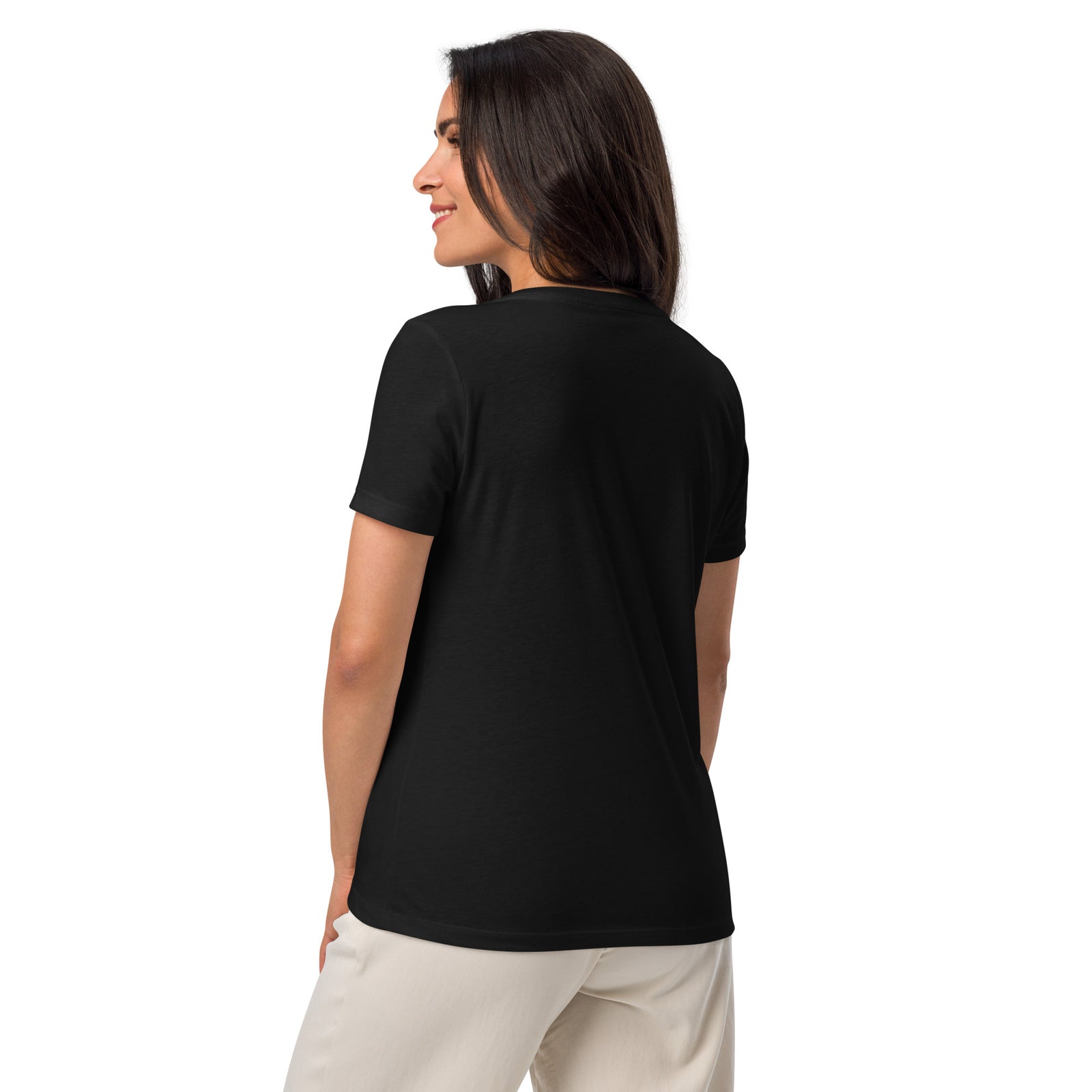 Kamala Blocks Women’s relaxed v-neck t-shirt