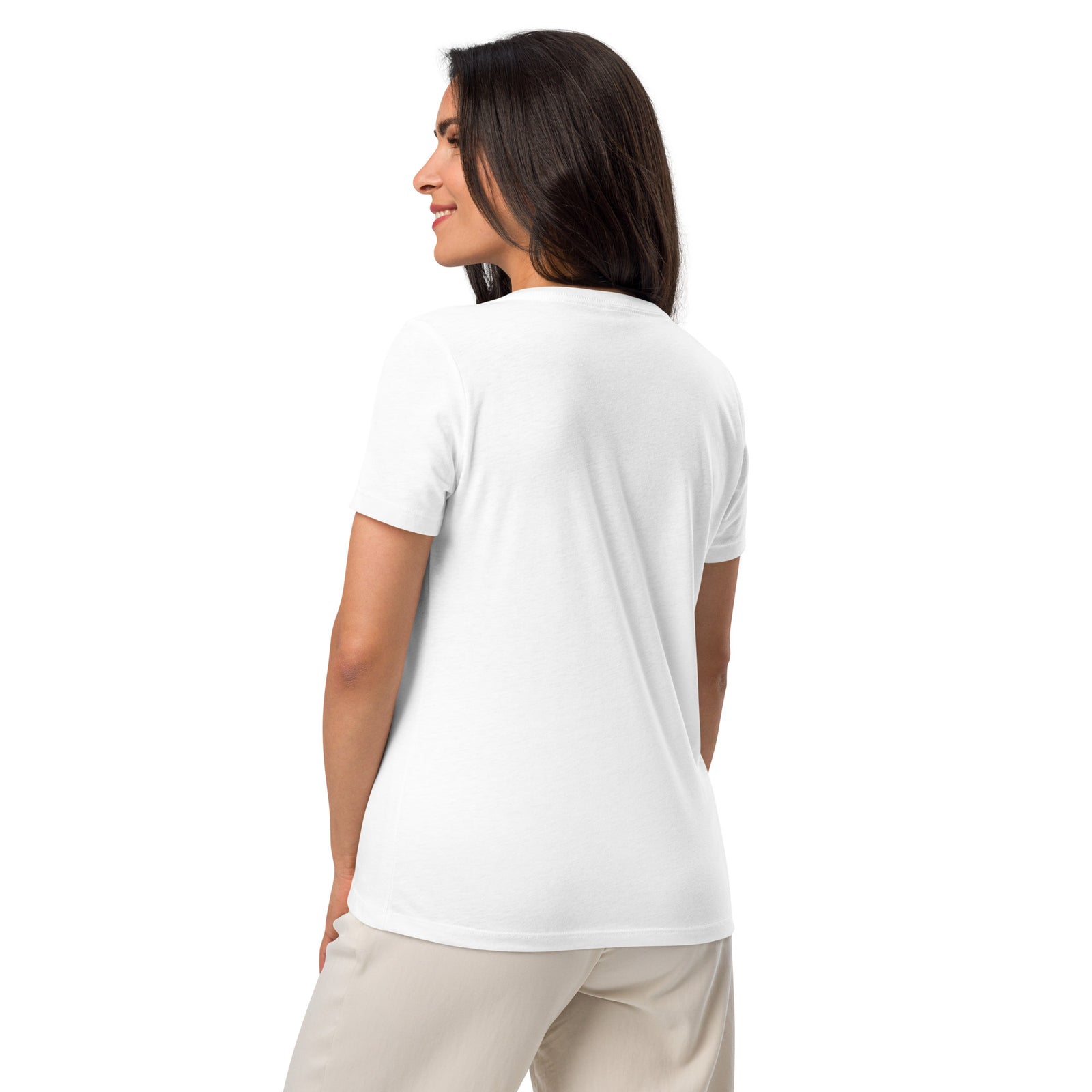 Kamala Blocks Women’s relaxed v-neck t-shirt