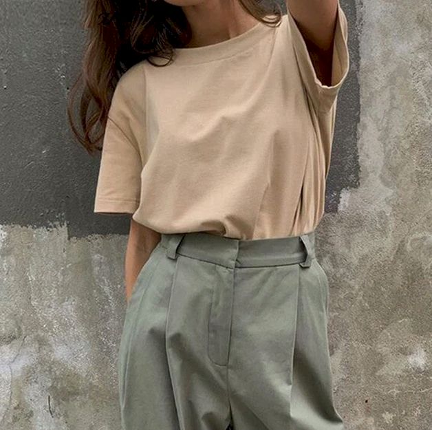 Basic Cotton Oversized Solid Tees