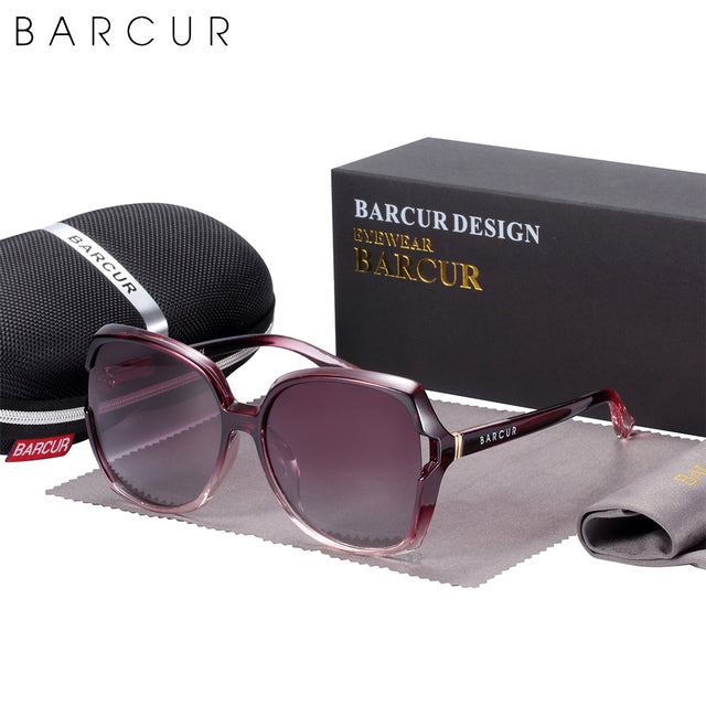 BARCUR Oversize  Women Polarized Sunglasses