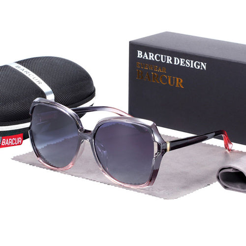 Load image into Gallery viewer, BARCUR Oversize  Women Polarized Sunglasses
