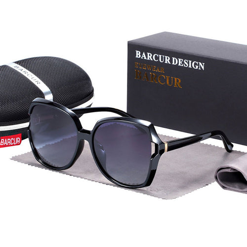 Load image into Gallery viewer, BARCUR Oversize  Women Polarized Sunglasses
