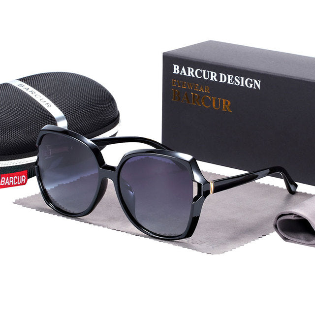 BARCUR Oversize  Women Polarized Sunglasses