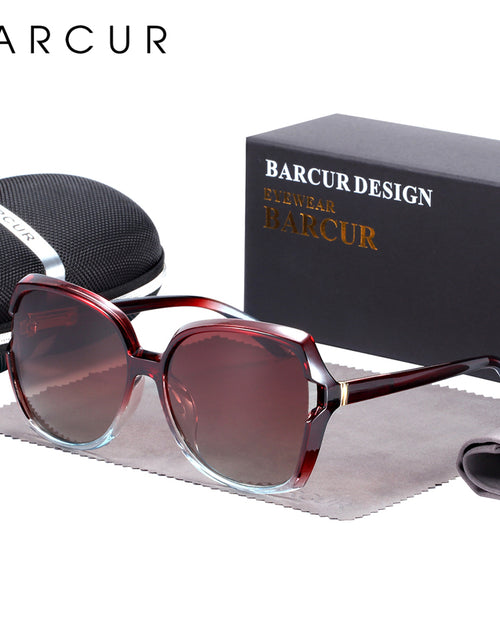 Load image into Gallery viewer, BARCUR Oversize  Women Polarized Sunglasses
