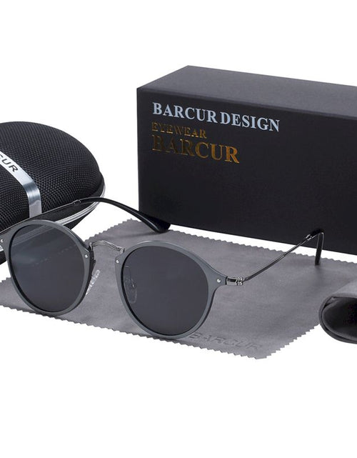 Load image into Gallery viewer, BARCUR Luxury Retro Aluminum Magnesium Vintage Women Sunglasses
