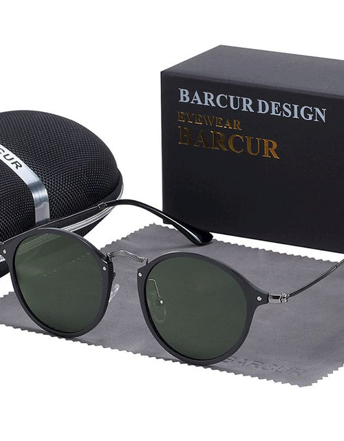 Load image into Gallery viewer, BARCUR Luxury Retro Aluminum Magnesium Vintage Women Sunglasses
