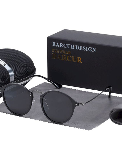 Load image into Gallery viewer, BARCUR Luxury Retro Aluminum Magnesium Vintage Women Sunglasses
