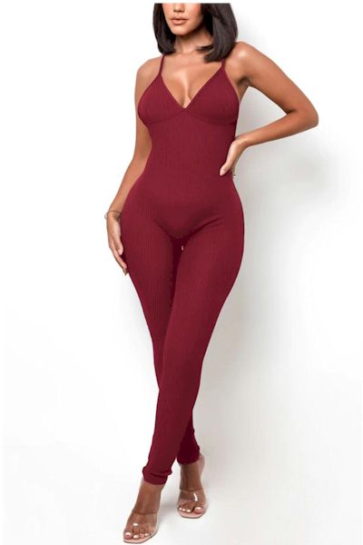 Load image into Gallery viewer, Dare to be Bold: Rock this Sexy Stretchy One Shoulder Drawstring Jumpsuit!
