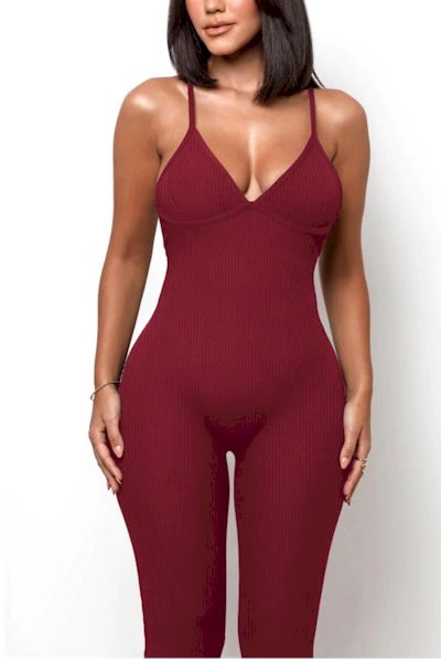 Load image into Gallery viewer, Dare to be Bold: Rock this Sexy Stretchy One Shoulder Drawstring Jumpsuit!
