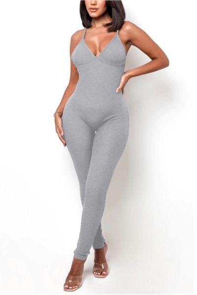 Dare to be Bold: Rock this Sexy Stretchy One Shoulder Drawstring Jumpsuit!