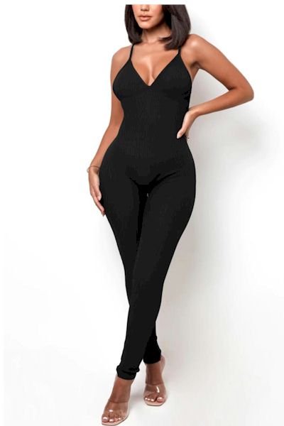 Dare to be Bold: Rock this Sexy Stretchy One Shoulder Drawstring Jumpsuit!