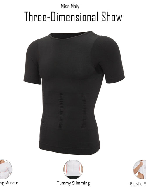 Load image into Gallery viewer, Body Shaper Chest Compression Shirts  Vest Tummy Control Shapewear
