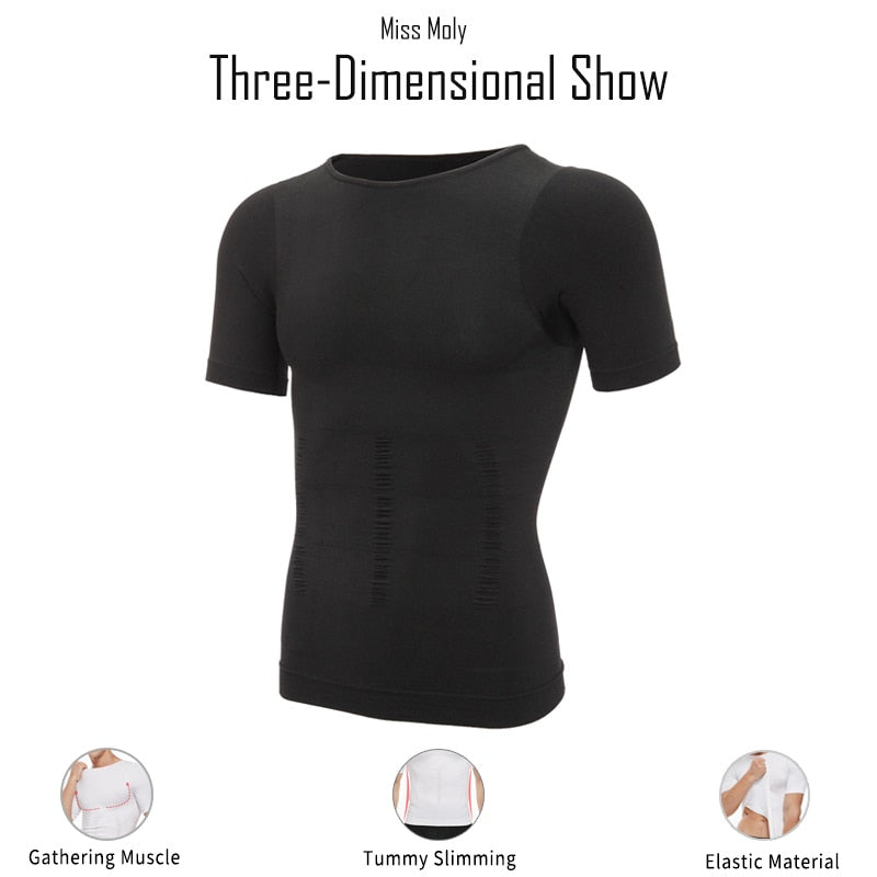 Body Shaper Chest Compression Shirts  Vest Tummy Control Shapewear