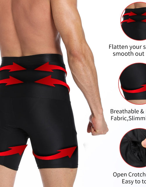 Load image into Gallery viewer, Men Body Shaper Waist Trainer Slimming Boxer Briefs
