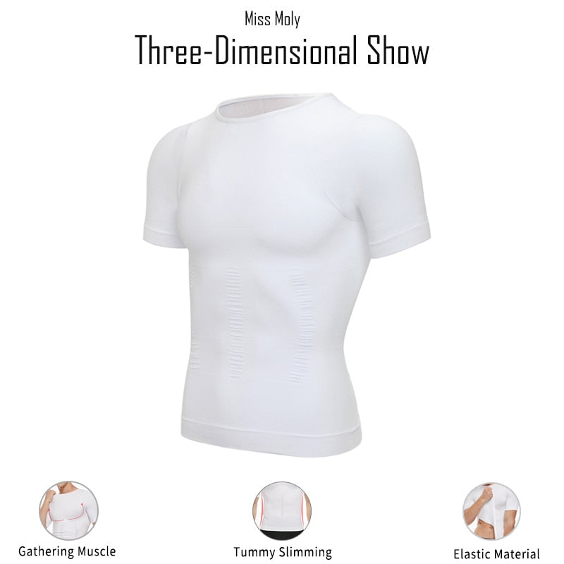 Body Shaper Chest Compression Shirts  Vest Tummy Control Shapewear