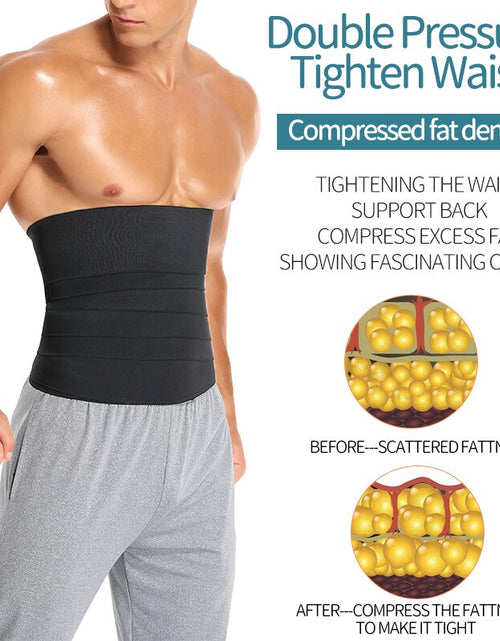 Load image into Gallery viewer, Male Abdomen Reducer Snatch Me Up Bandage Wrap Slimming Belt
