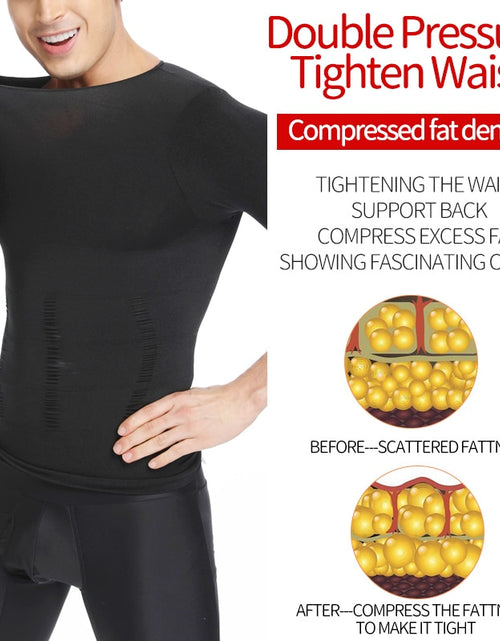 Load image into Gallery viewer, Body Shaper Chest Compression Shirts  Vest Tummy Control Shapewear
