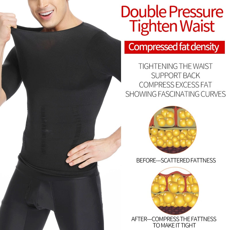 Body Shaper Chest Compression Shirts  Vest Tummy Control Shapewear