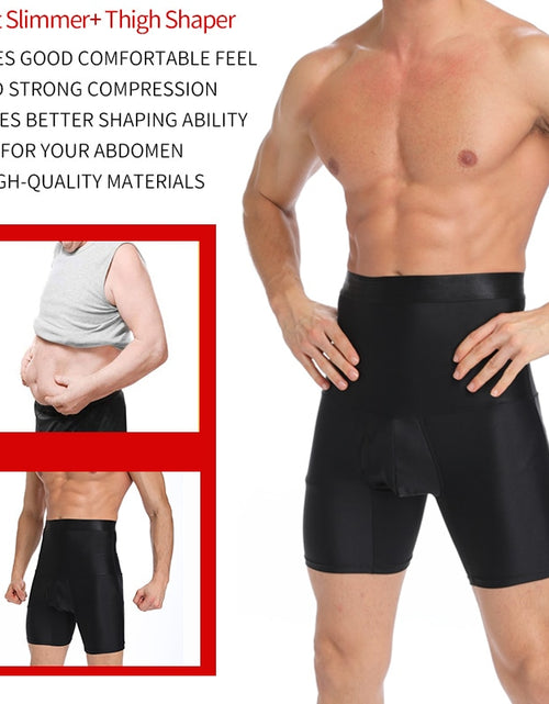 Load image into Gallery viewer, Men Body Shaper Waist Trainer Slimming Boxer Briefs
