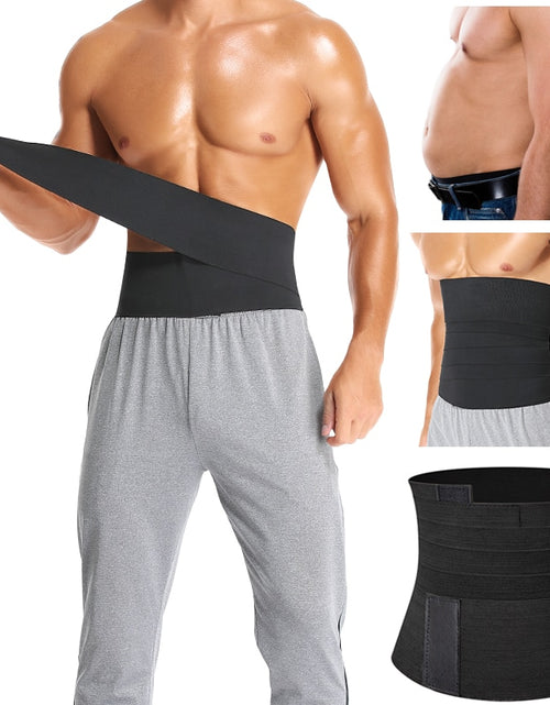 Load image into Gallery viewer, Male Abdomen Reducer Snatch Me Up Bandage Wrap Slimming Belt
