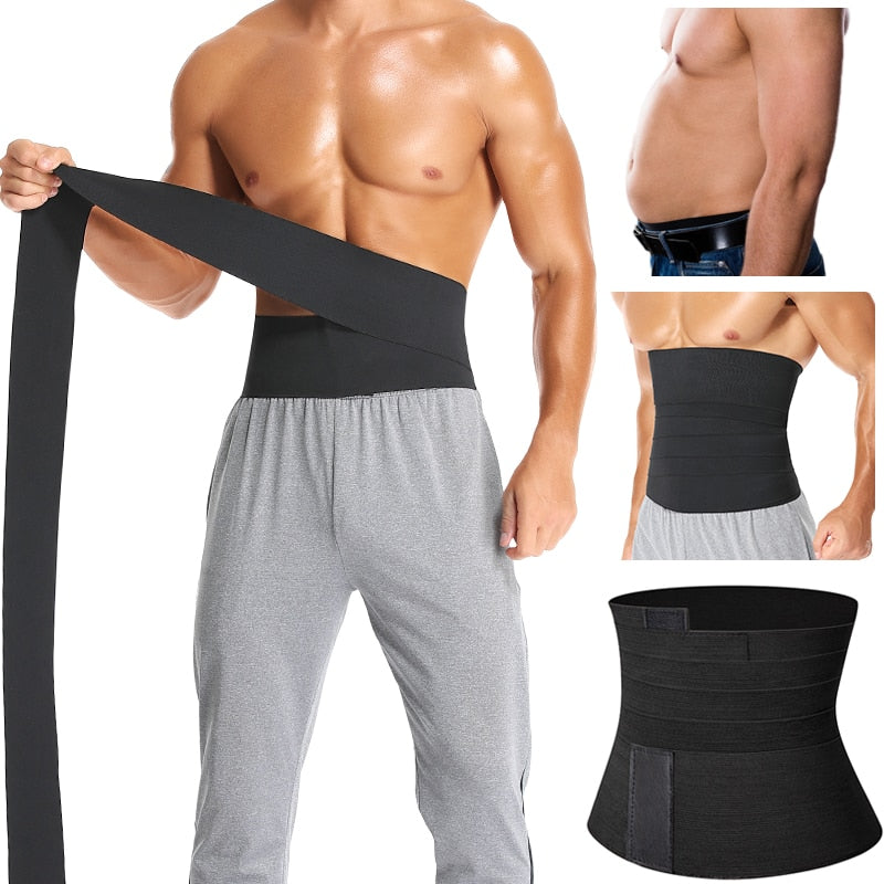 Male Abdomen Reducer Snatch Me Up Bandage Wrap Slimming Belt