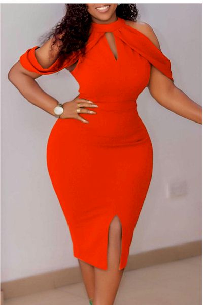 Size-Inclusive Elegance: Chic Midi Dress for Every Body, S to 3XL!