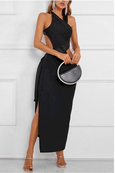 Load image into Gallery viewer, Isn&#39;t She Lovely  Backless Lace-Up Sexy Maxi Dress
