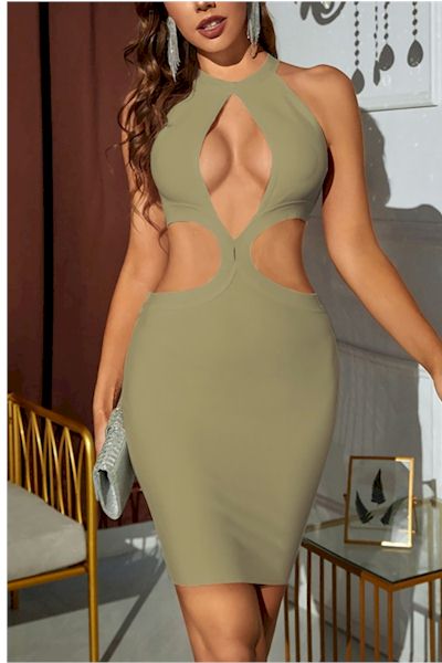 Load image into Gallery viewer, Sexy Stylish Flirty Cutouts Backless  Mini Dress
