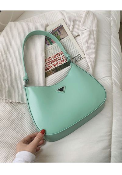 New Zip-Up Closure Square One Shoulder Bag