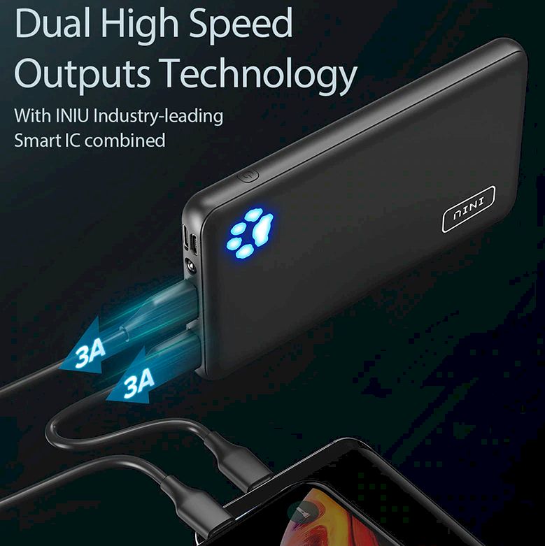 Power Bank 10000mAh Dual USB Portable Charger