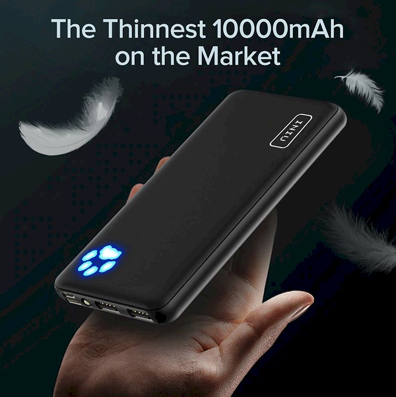 Power Bank 10000mAh Dual USB Portable Charger