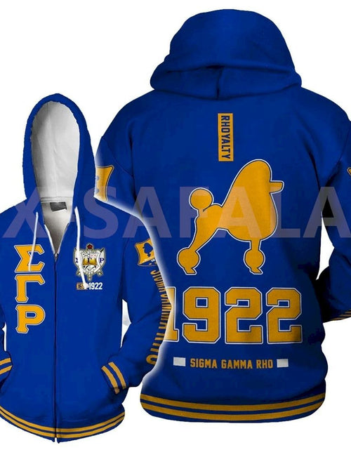 Load image into Gallery viewer, Sigma Poodle All Over Printed Hoodie  Zipper, Pullover, Sweatshirt
