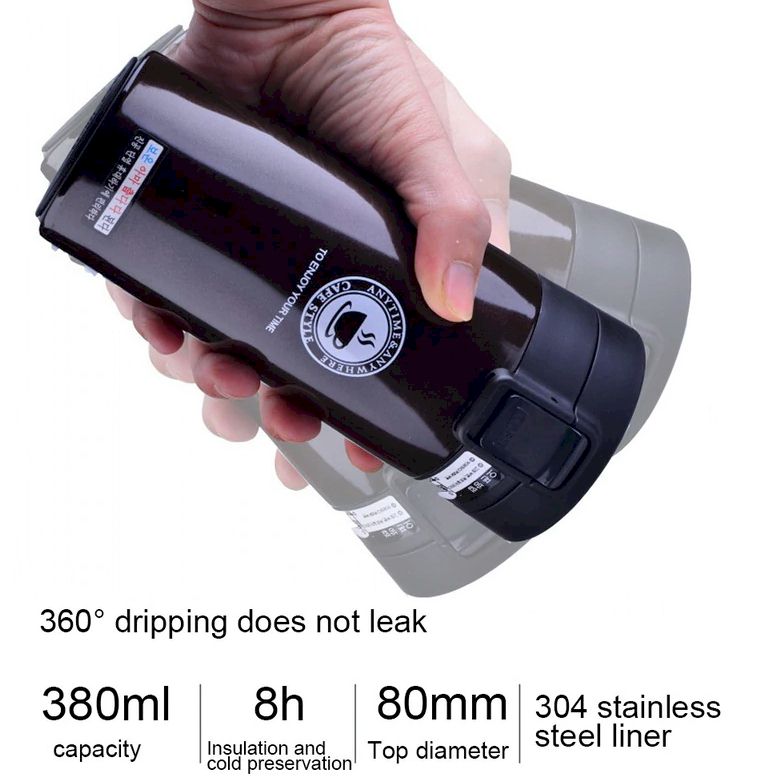 Portable Spill Proof Travel Mug Vacuum Flask