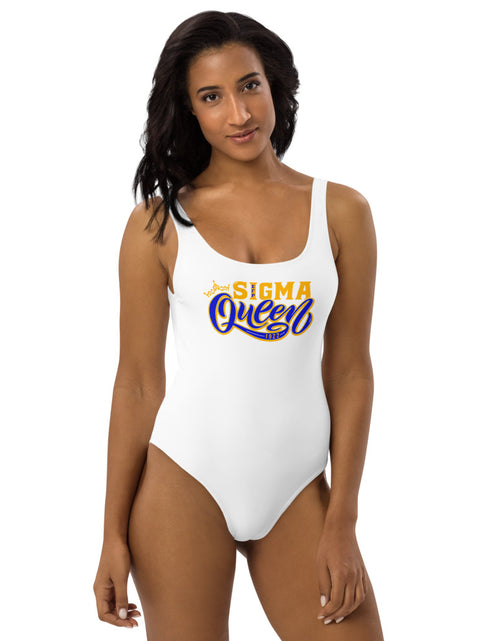 Load image into Gallery viewer, Sigma Queen Sexy One Piece Swimsuit
