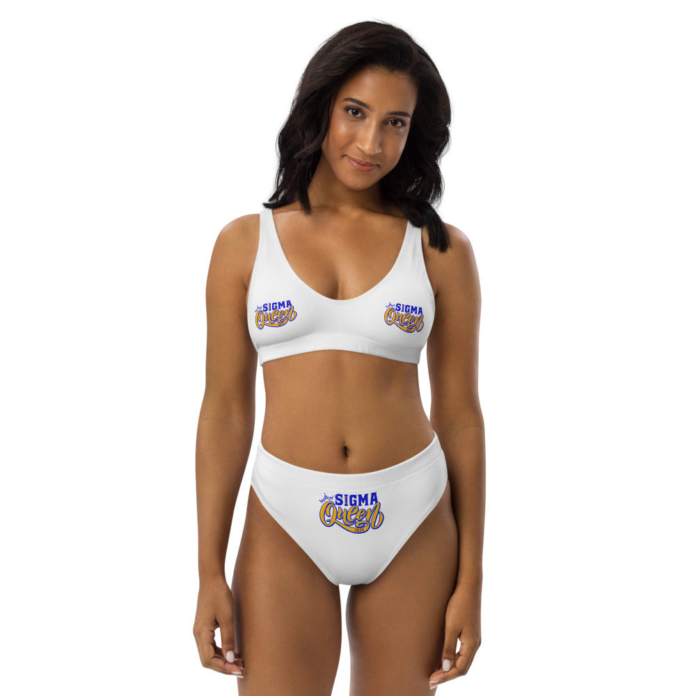 Sigma Gamma Rho Queen wearing High Waist Bikini