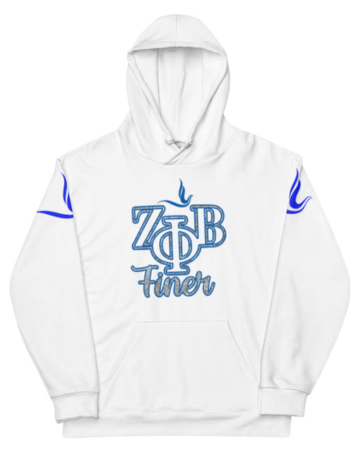 Load image into Gallery viewer, Zeta All-Over Unisex Hoodie
