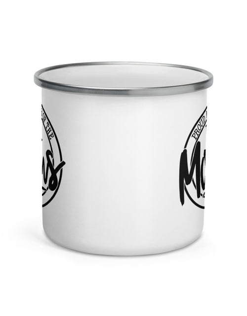 Load image into Gallery viewer, Proud Member of the Bad Moms Club Enamel Mug
