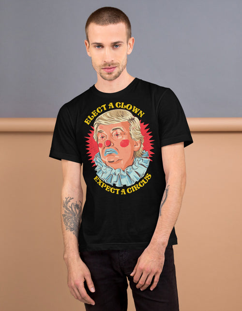 Load image into Gallery viewer, Elect A Clown - Expect A Circus  Dump Trump T-Shirt
