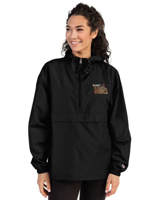 Load image into Gallery viewer, Trooper&#39;s Wife Embroidered Champion Packable Jacket
