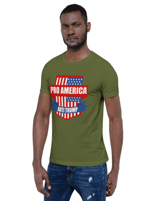 Load image into Gallery viewer, Pro-American, Anti-Trump Green T-shirt
