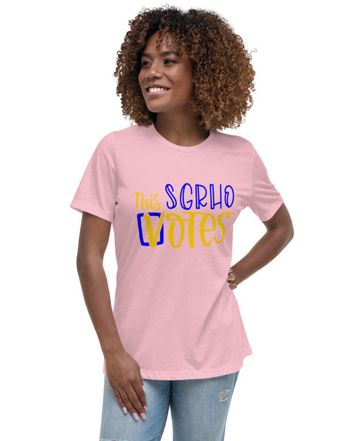 Load image into Gallery viewer, This SGRHO Votes Sigma Gamma Rho T-Shirt Pink
